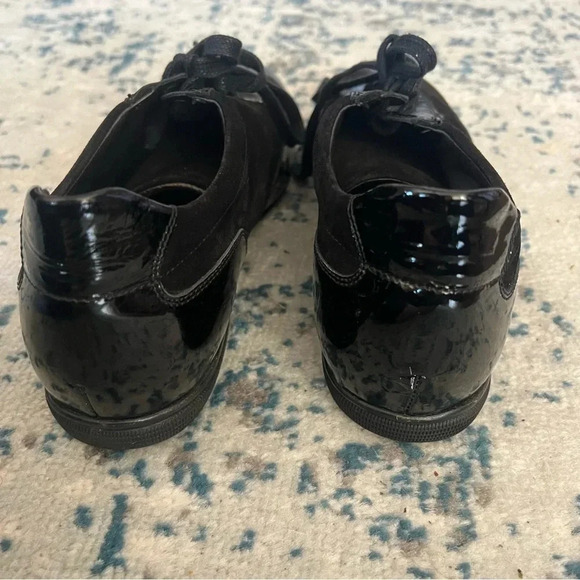 Black Leather dress sneakers hand made in Italy Cabzoleria Toscana size 40 1/2 main image 8